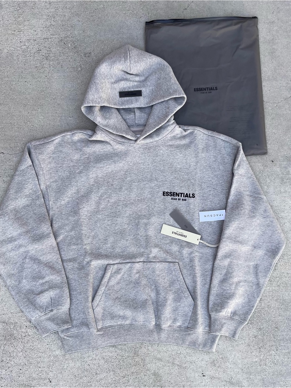 Essentials Fear of God Gray Hoodie pullover